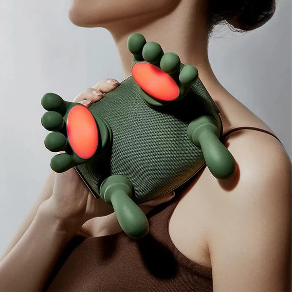 Relaxing massager for the neck and back