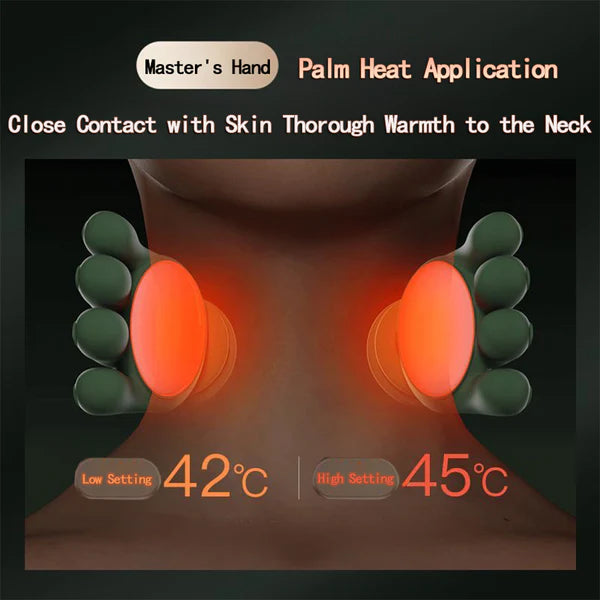 Relaxing massager for the neck and back