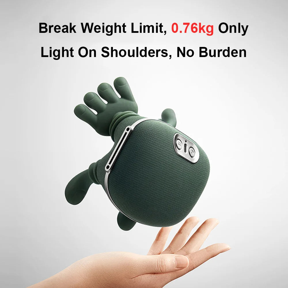 Relaxing massager for the neck and back